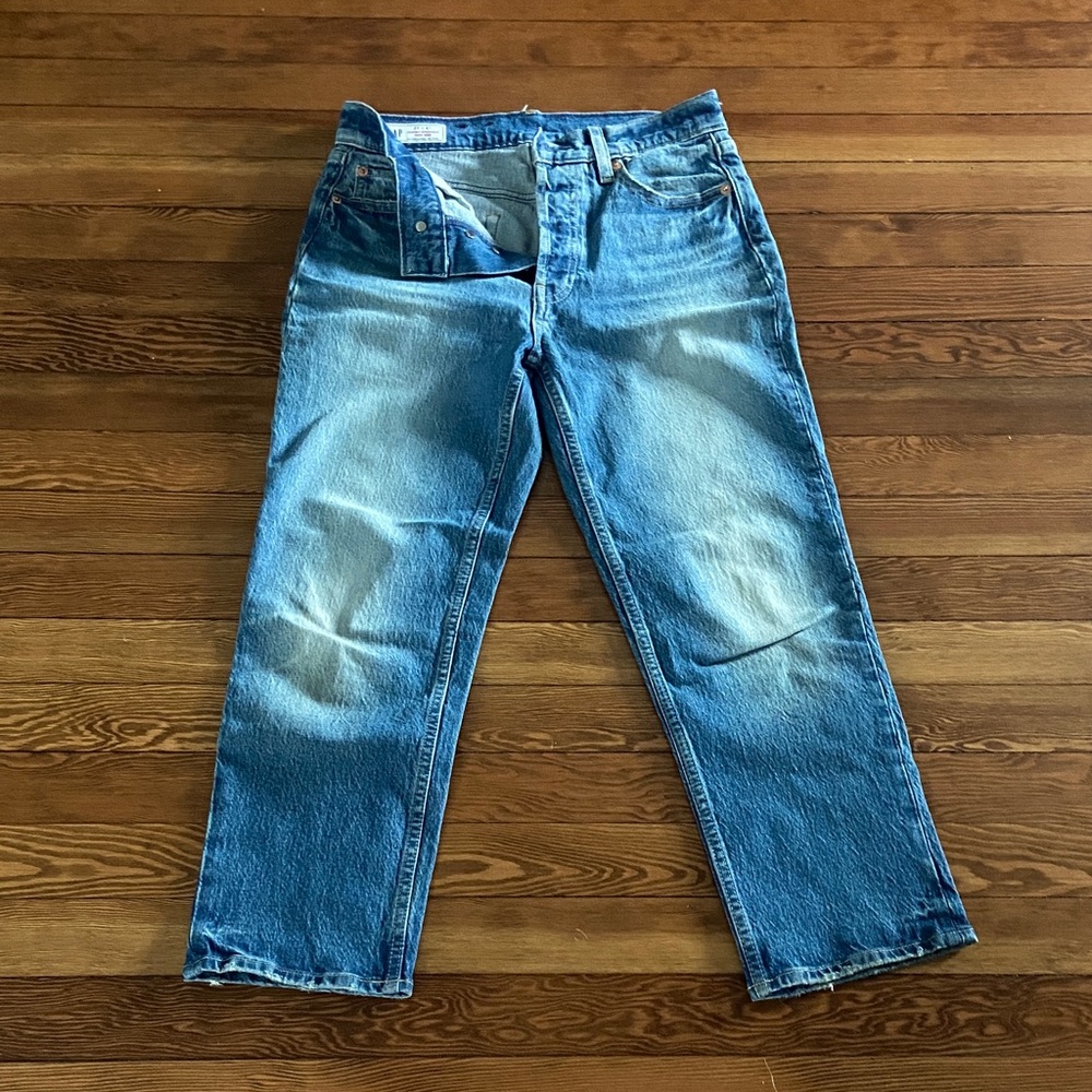 GAP Women's Blue Ankle Jeans